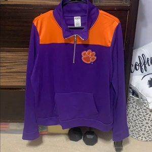 Clemson PINK Zip Up